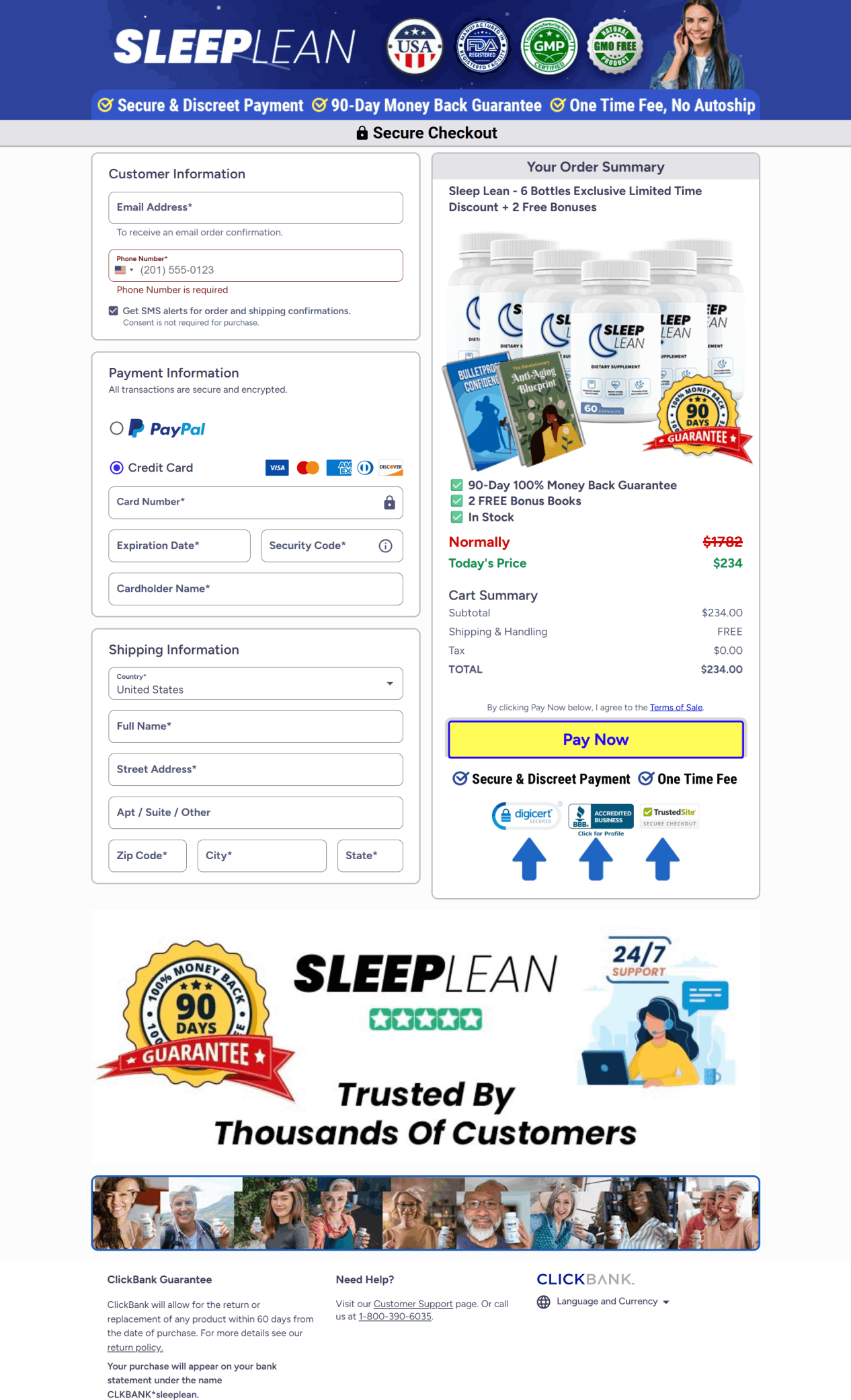 Sleep Lean order 